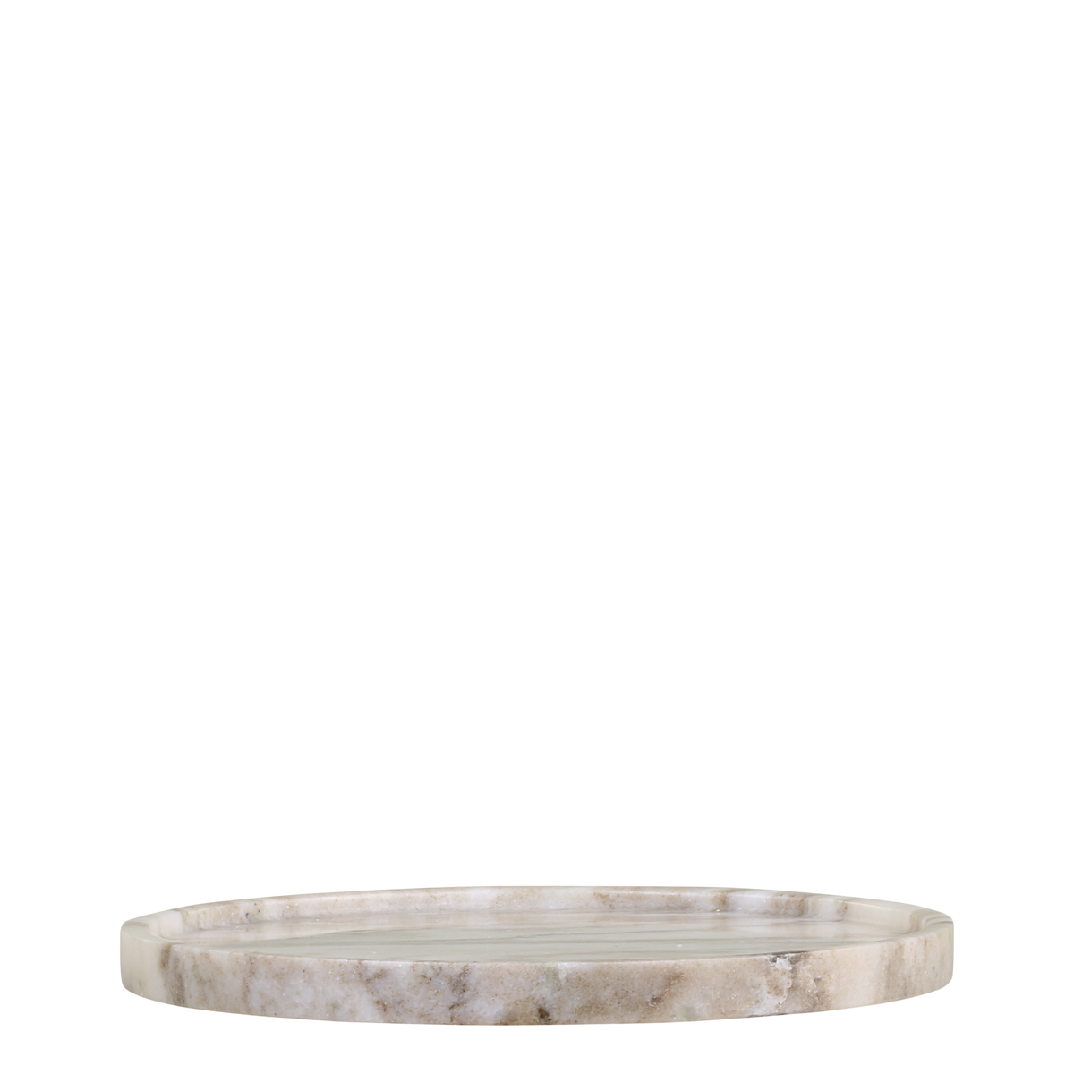 Morlaix Marble Tray H1.5/D20 cm latte