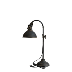 Factory Table lamp H53 cm antique black