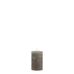 Macon Pillar Candle rustic 16 h H8/D5 cm olive