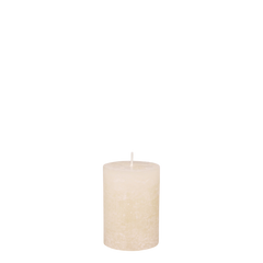 Macon Pillar candle rustic 40 h H10/D7 cm nude