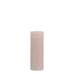 Macon Pillar candle rustic 80 h H20/D7 cm dusty rose