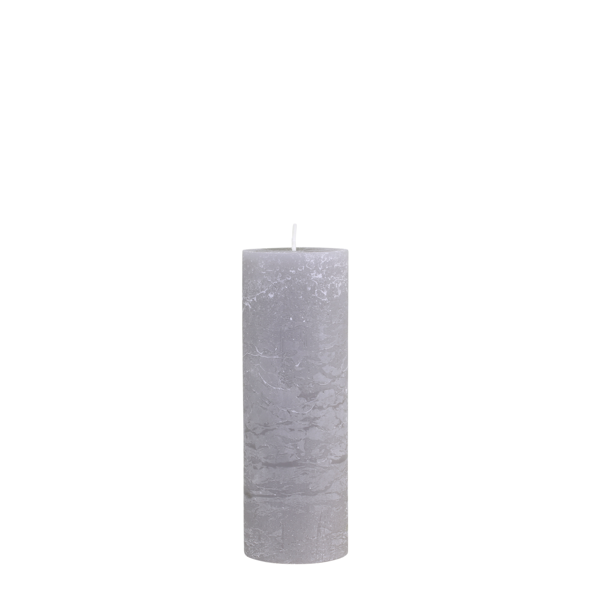 Macon Pillar candle rustic 80 h H20/D7 cm french grey