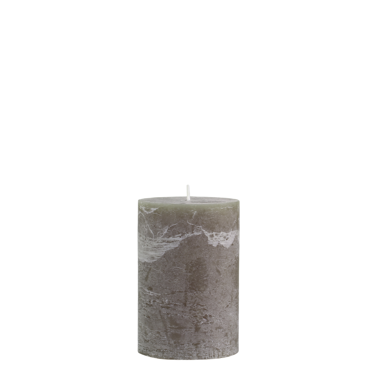 Macon Pillar candle rustic 90 h H15/D10 cm olive