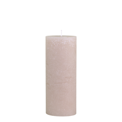 Macon Pillar candle rustic 150 h H25/D10 cm dusty rose