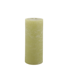 Macon Pillar Candle rustic 150 h H25/D10 cm moss