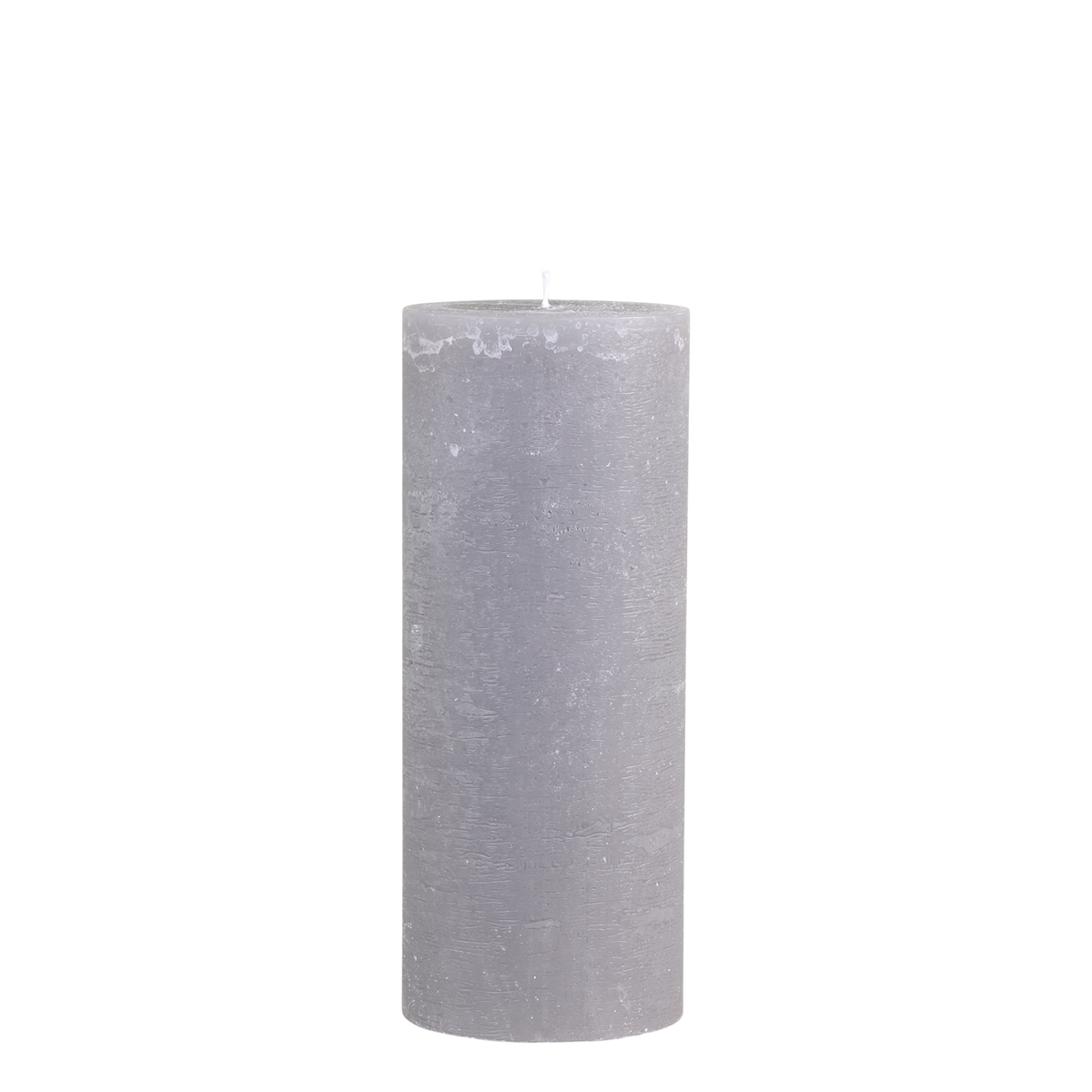 Macon Pillar candle rustic 150 h H25/D10 cm french grey