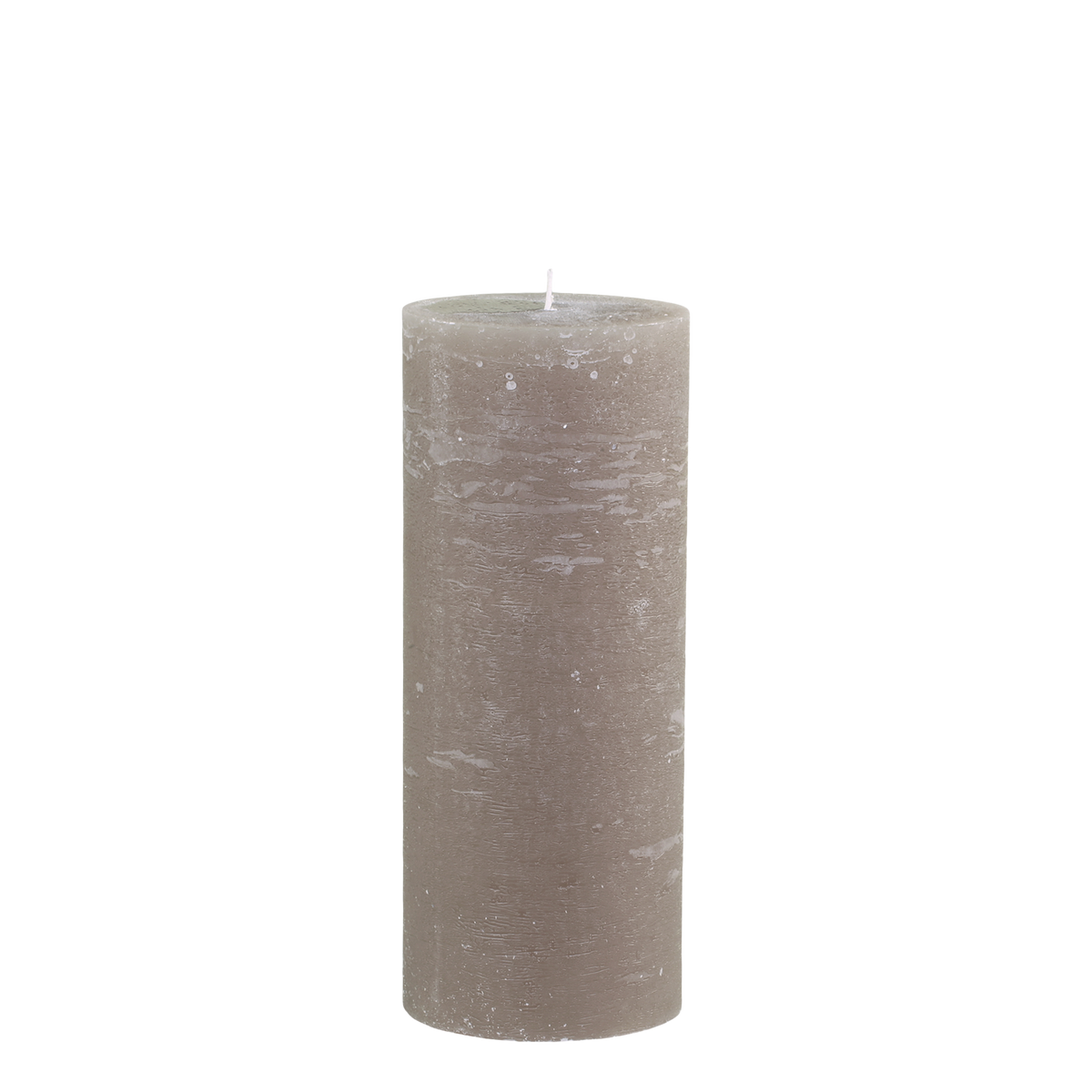 Macon Pillar candle rustic 150 h H25/D10 cm linen