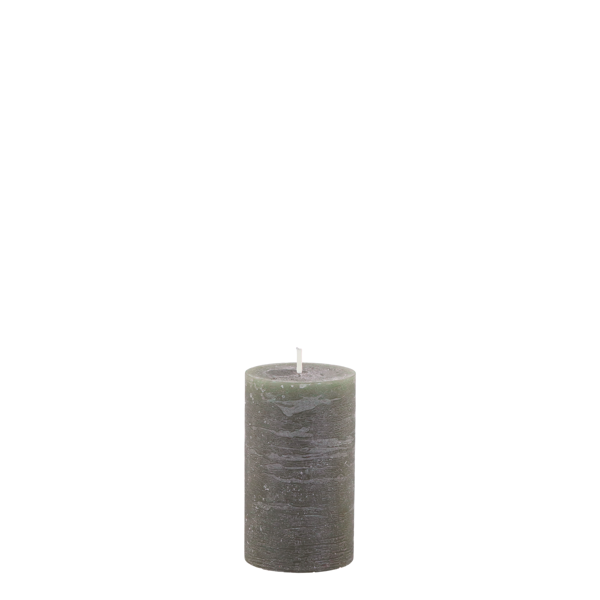 Macon Pillar Candle rustic 30 h H10/D6 cm olive