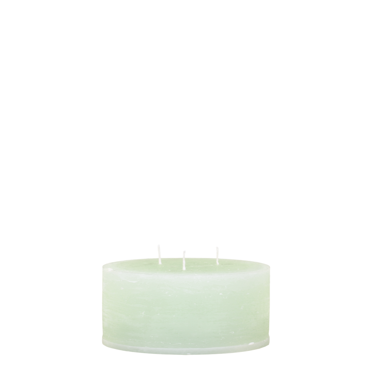 Macon Pillar candle rustic w. 3 wicks 42 h H7/D15 cm bright verte