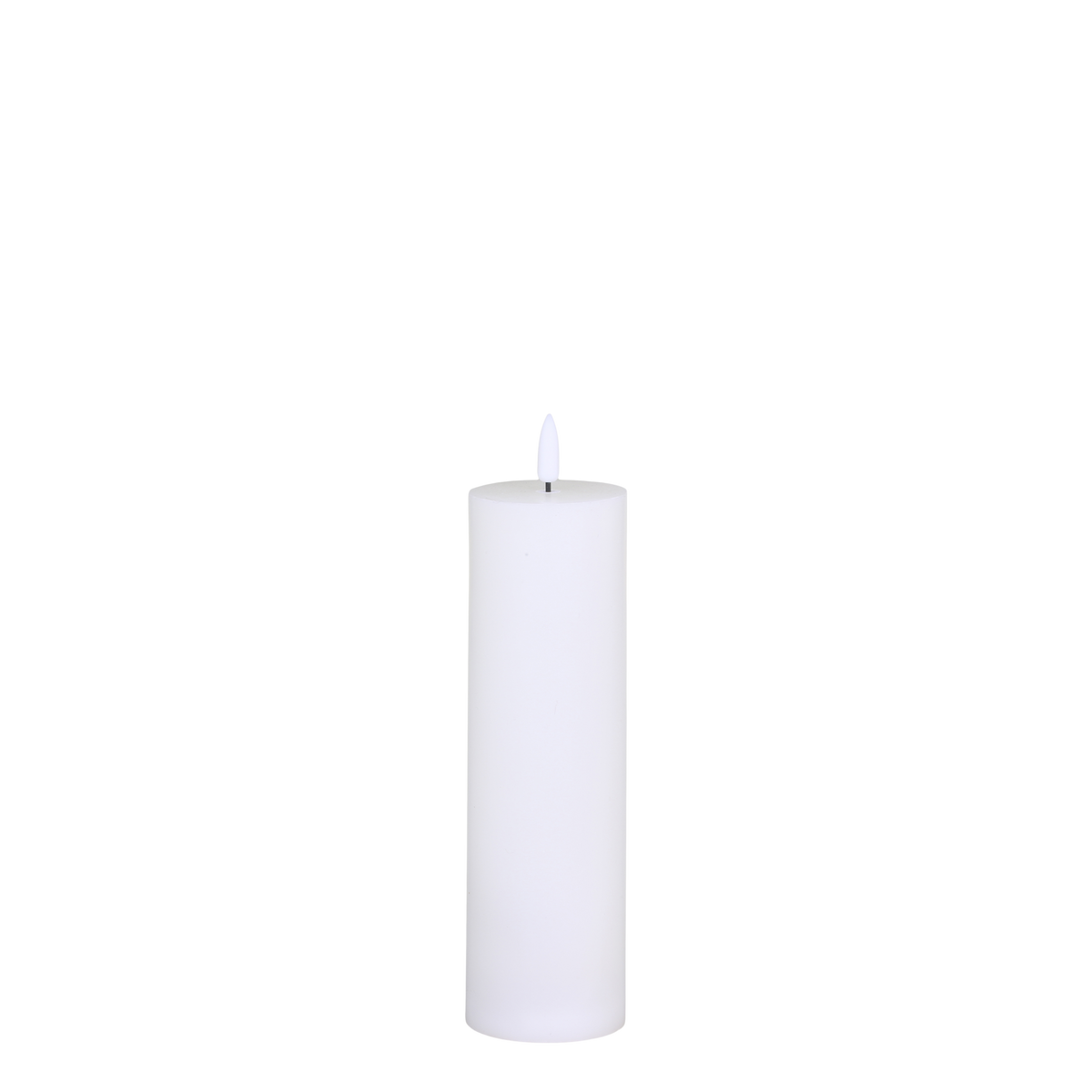 Pillar Candle LED H20/D6 cm white