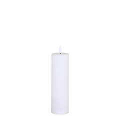 Pillar Candle LED H20/D6 cm white