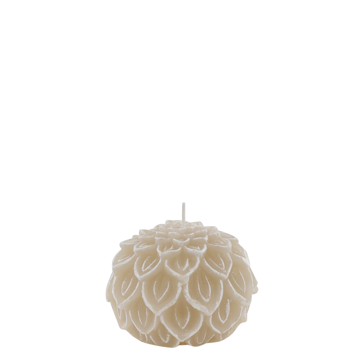 Vienne Pillar Candle water lily H7/D9 cm latte