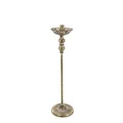 Vire Candlestick H45/D12 cm antique brass