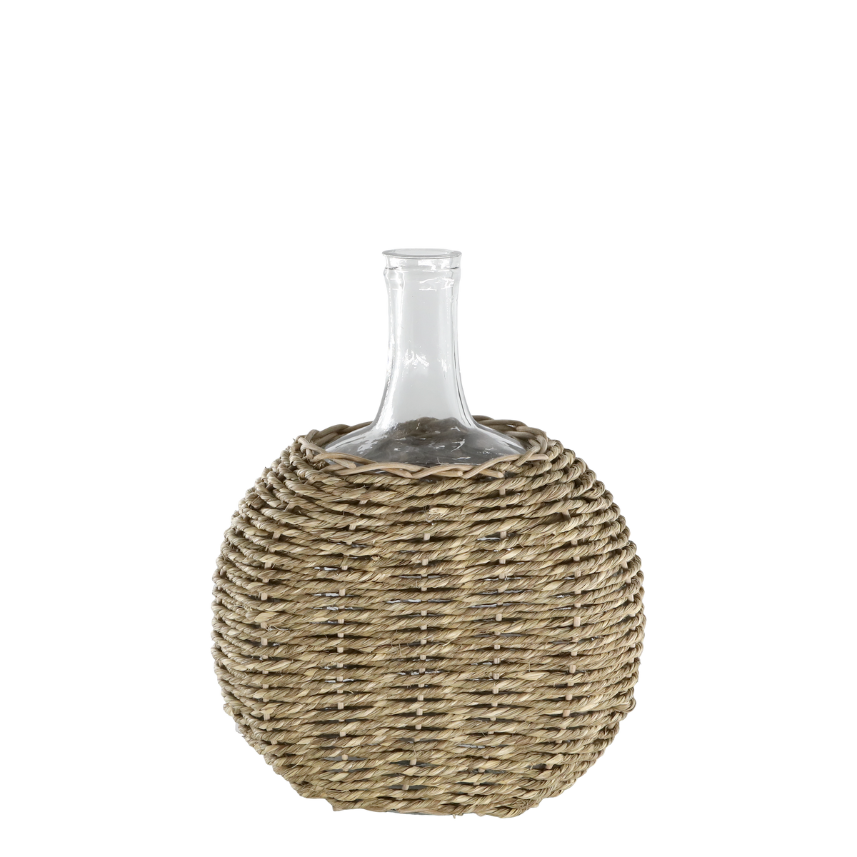 Bottle w. wicker bottom H28/L21/W9 nature