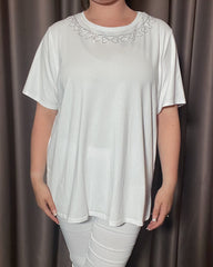 Hjerte t shirt - Brystmål 130cm -