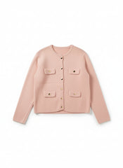 Cardigan Med Guldknapper