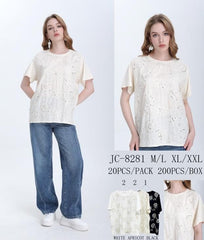 T-shirt med paillet bling - ITMARTS25 by Livia