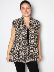 Vatteret leopard vest  - ITSEP24