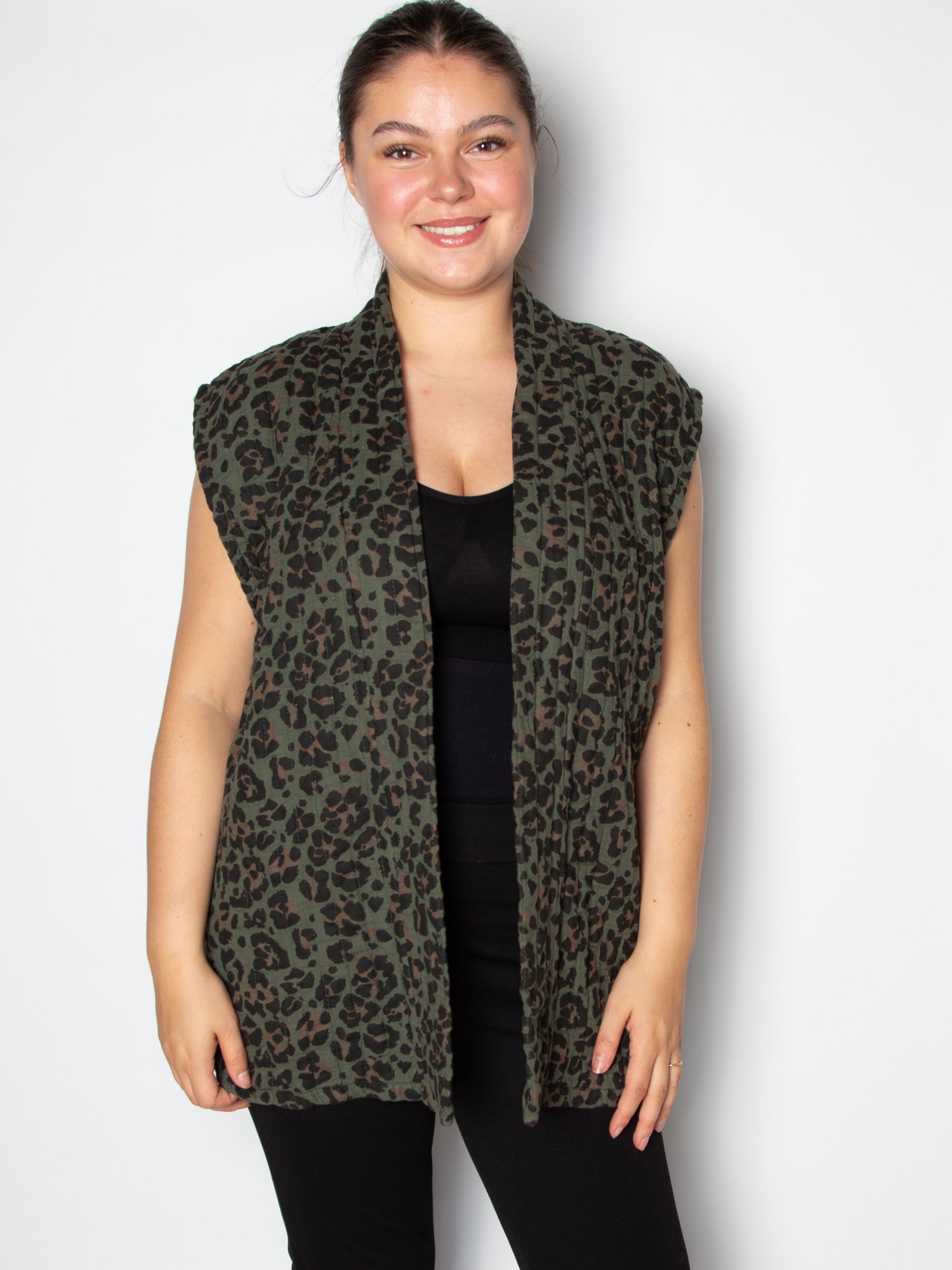 Vatteret leopard vest  - ITSEP24