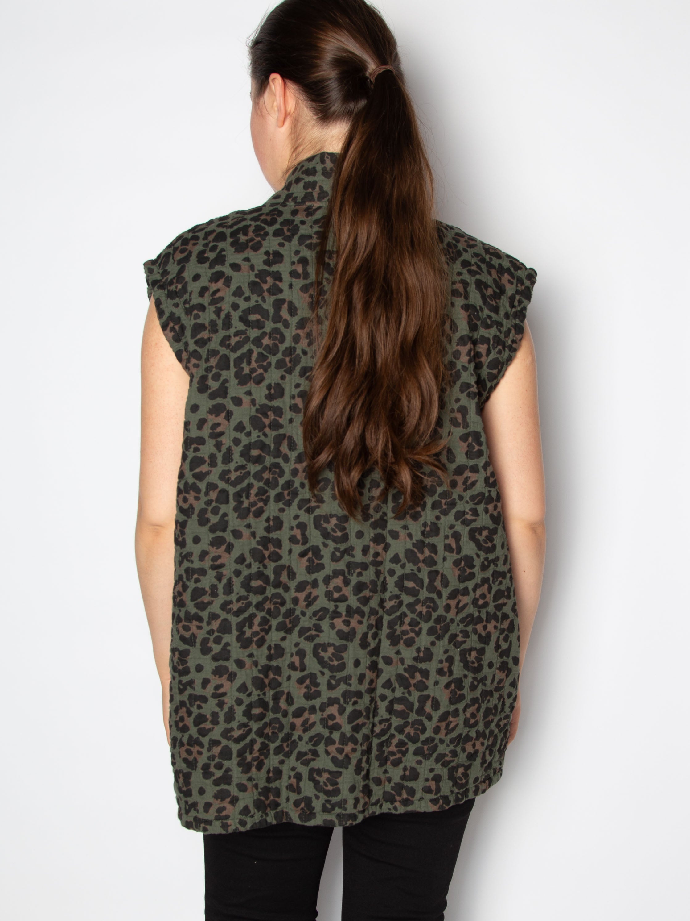 Vatteret leopard vest  - ITSEP24