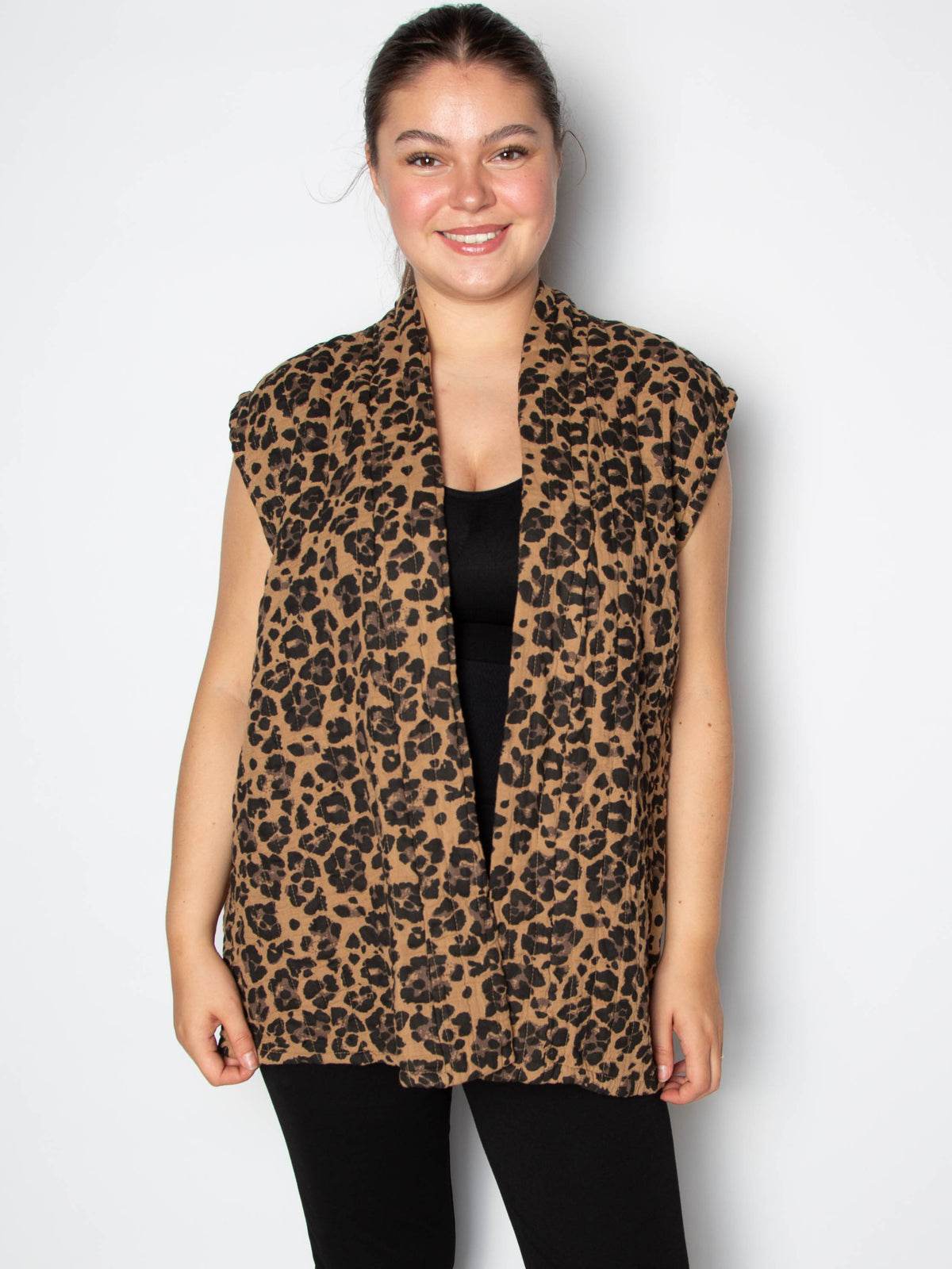 Vatteret leopard vest  - ITSEP24