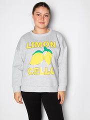 Sweatshirt med lemon - ITSEP24