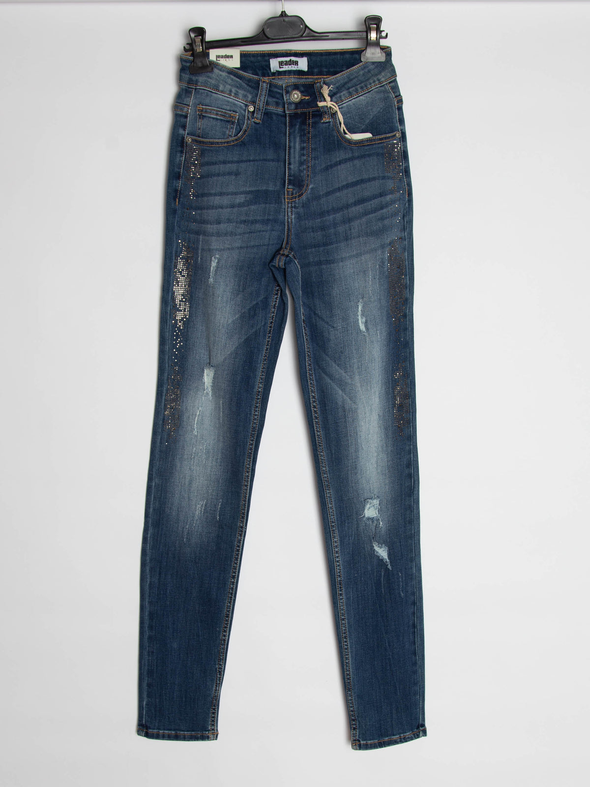 Jeans med bling kant - Ingen returret - ITNOV24