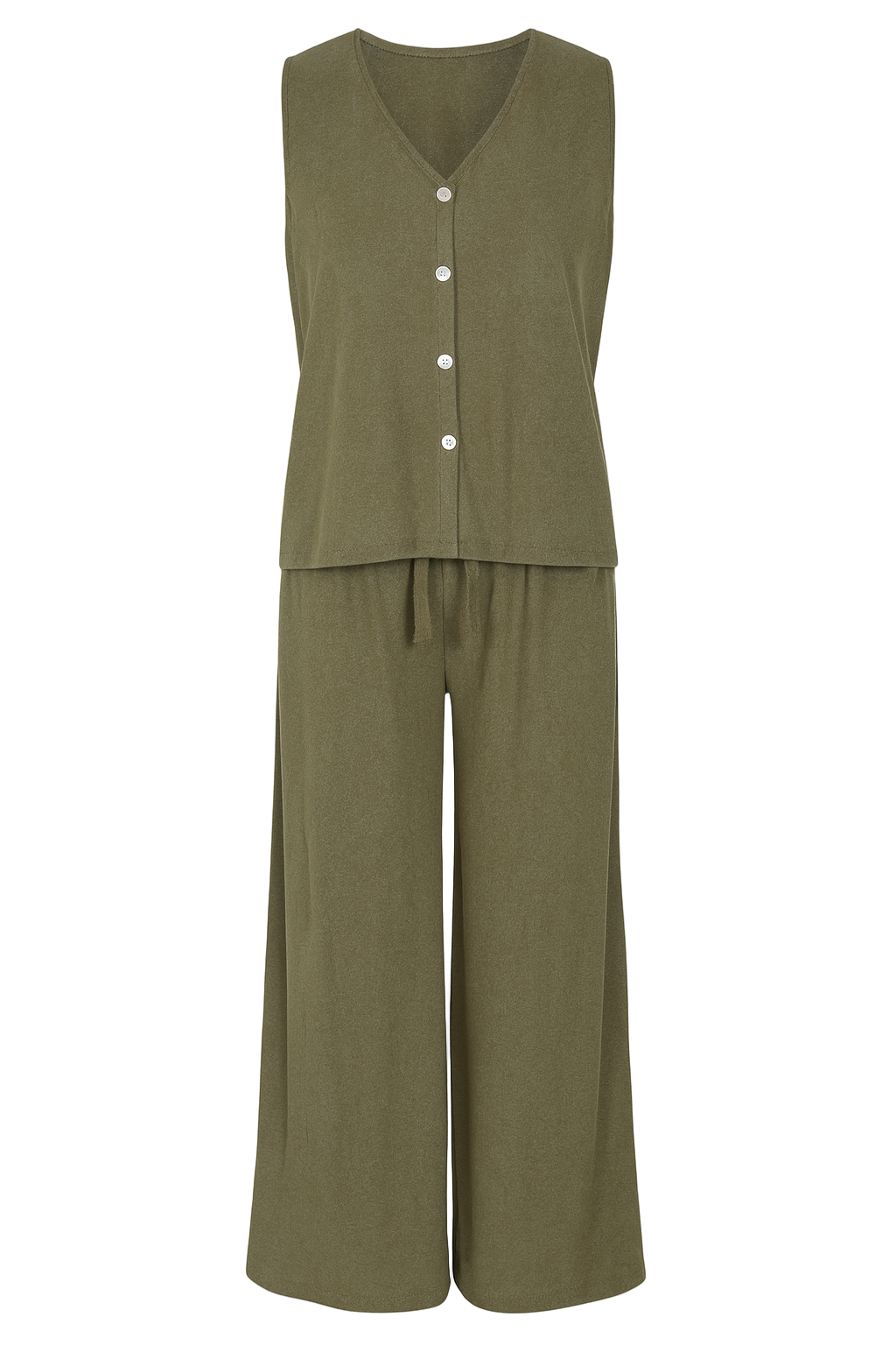 Velour sæt vest og bukser - brystmål 130cm by Krone 1