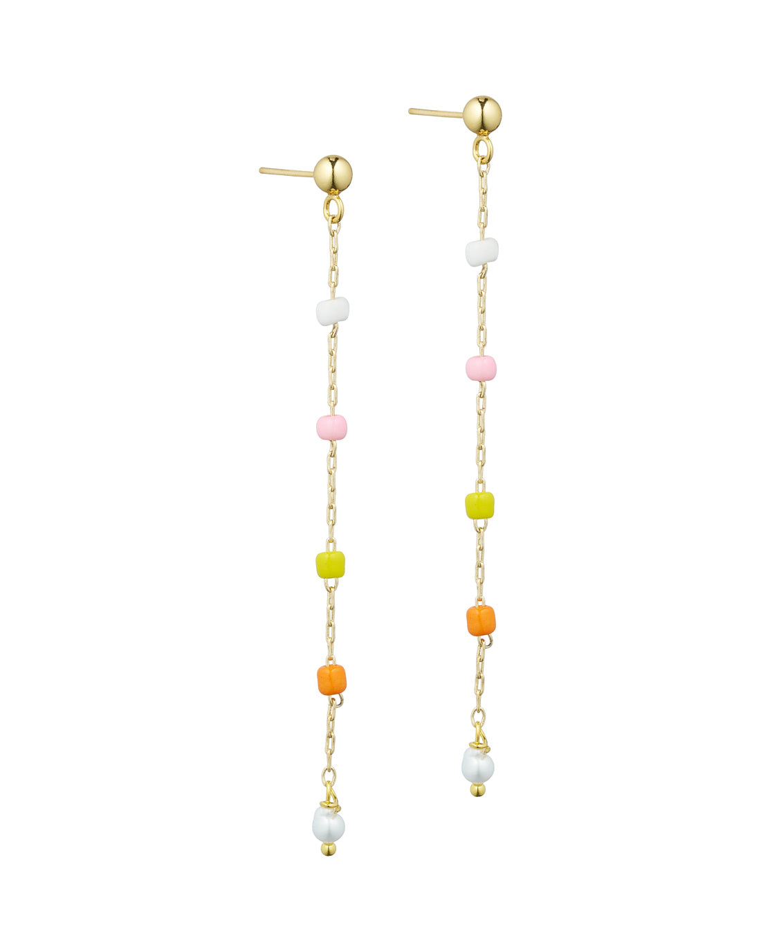 Tim og Simonsen Atiana yellow Earring 6 cm by Tim og Simonsen