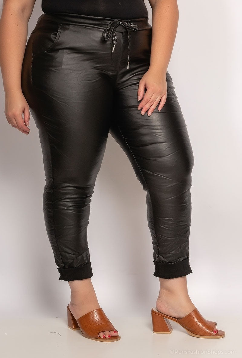 Coated mirakelbukser plus size