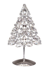 Diamed tree standing 16cm silver